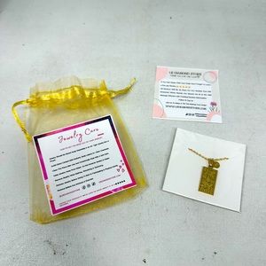 LB Diamond Store Delta Zodiac Pisces Pendant Necklace 18K Gold Plated 18" Length